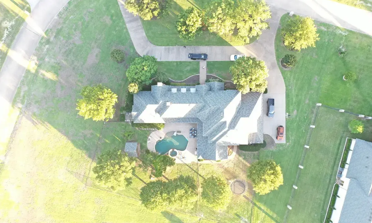 New shingle roof installation on a home in Belton